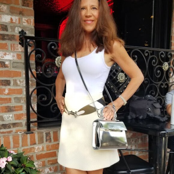 Theory Women's Teslia A-Line Skirt Vanilla Cream Sz P and Large NWt 298 - Picture 3 of 9